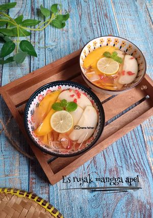Foto resep Es rujak mangga apel
