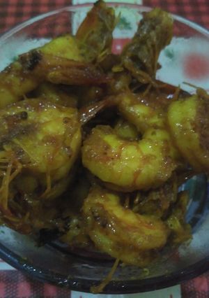 Foto resep Udang Ungkep Saus Tiram ala Mertuaku