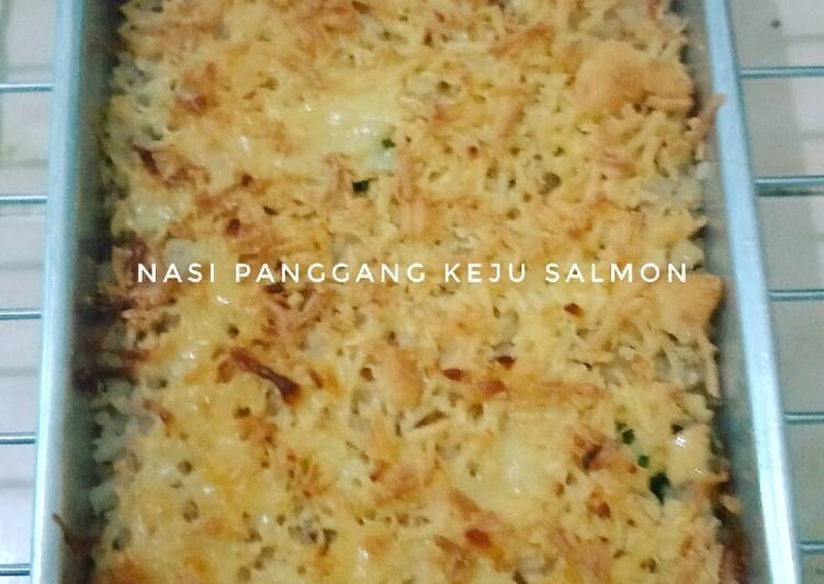 Nasi Panggang Keju Salmon