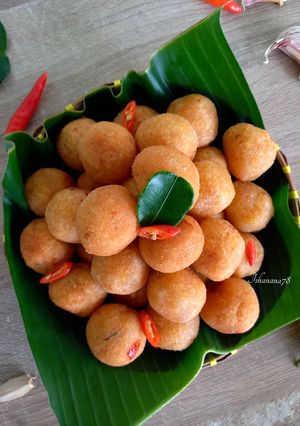 Foto resep Bola bola singkong pedas/mendol singkong/ento ento singkong