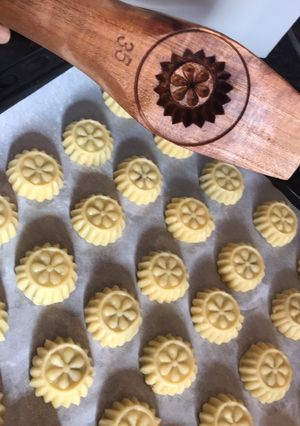 صورة لوصفة معمول النشا بحشوة التمر 🥮🥮🥮