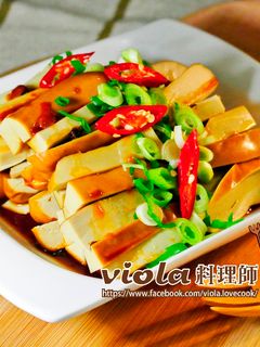 涼拌素雞『醬料入菜』 的食譜成品照片