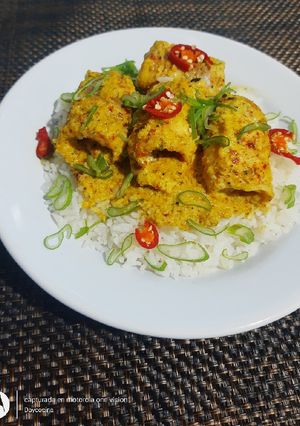 Una foto de Rollitos de Pescado al Curry