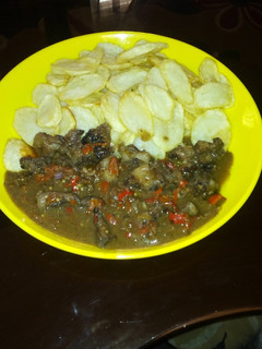 A picture of Irish potatoes with tsire sauce.