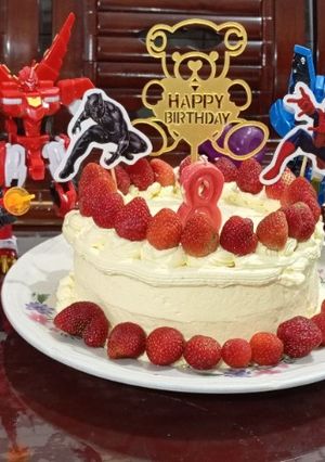 Foto resep Strawberry cake