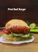 Fried Beef Burger (Homemade)