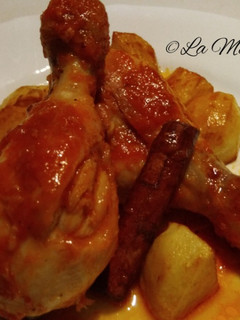 Una foto de Pollo a la canela