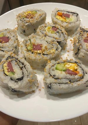 صورة لوصفة كيمباب بطريقتي 🍙🍱