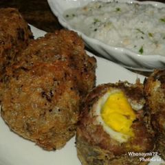 A picture of Whosayna’s Fried Nargisi Kofte.