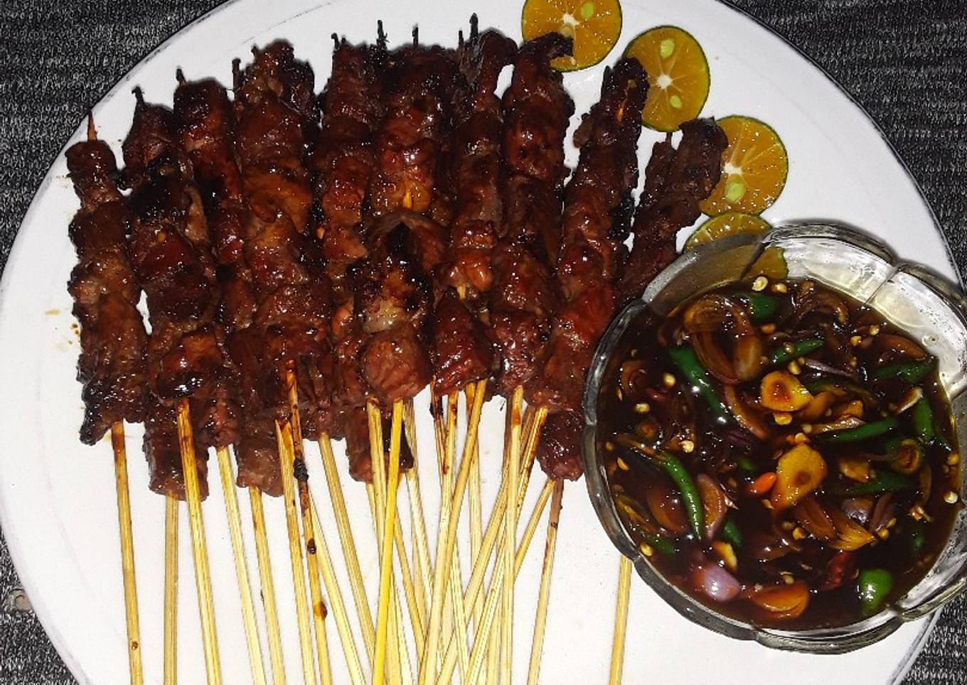 Sate Sapi Kuah Kecap