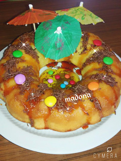 صورة لوصفة كيكه الكريم كراميل🎂🎂 البسيطه🍰🍰