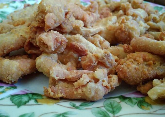 Resep Kulit Ayam Crispy Cuma Dua Bahan Oleh Ddtia Cookpad