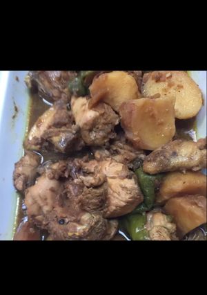 صورة لوصفة الدجاج بالصوص والبطاطس