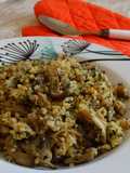 Quinoa con setas