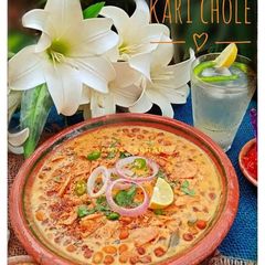 A picture of Curry chole.