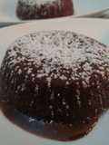 Volcán de chocolate