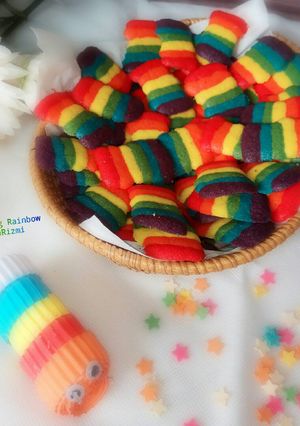 Foto resep Catetong Rainbow (cookies)
