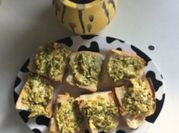 Una foto de recetas de pan para dips