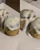 Rollo de canela keto en microondas