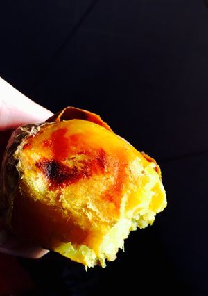 Hình của món Khoai lang nướng.