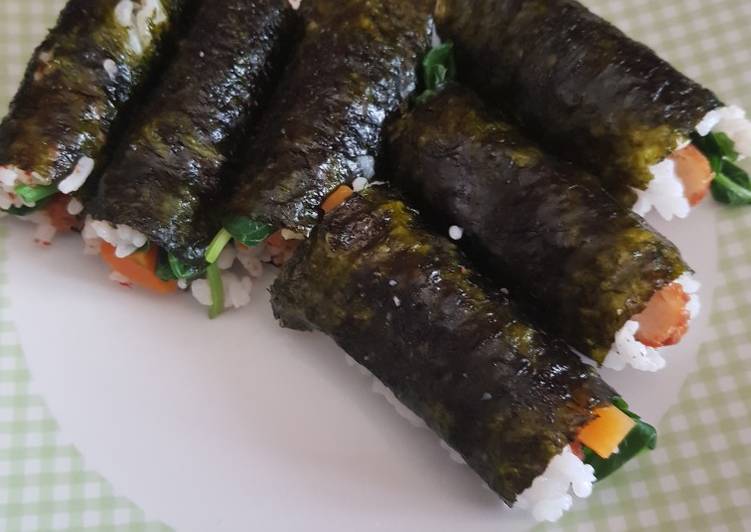 Resep Kimbab mini simple ga pake pusing 👍 | Resep Membuat Kimbab mini simple ga pake pusing 👍 Yang Sempurna