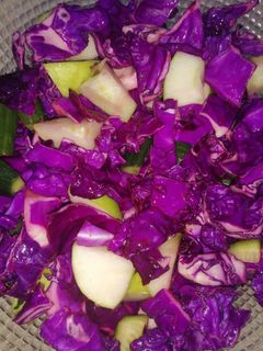 صورة لوصفة سلطة 🥗 لهانة (ملفوف) على طريقتي