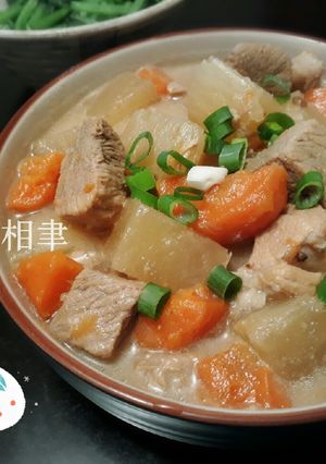 蘿蔔燉肉 的食譜成品照片