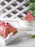 Strawberry Chiffon Roll (Tepung Talas)