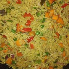 A picture of Coconut fried basmati rice.