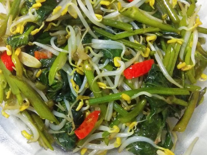 Resep Tumis Kangkung Kecambah, Sempurna