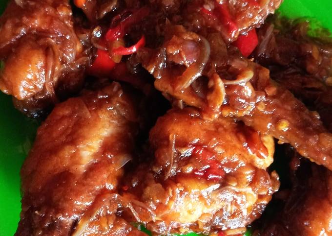 Ayam crispy teriyaki