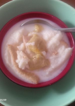 Foto resep Sangtihom (pisang roti honey milk)