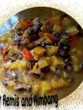 Spicy Remis and Rimbang (Sambal Goreng Remis dan Rimbang)