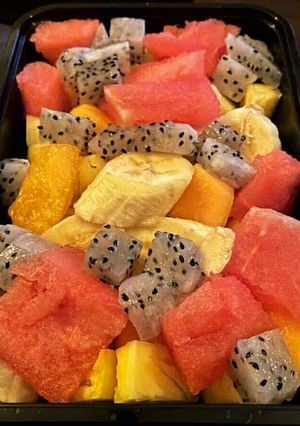 A picture of Healthy fruit salad.