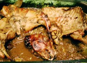 Una foto de Conejo asado al horno