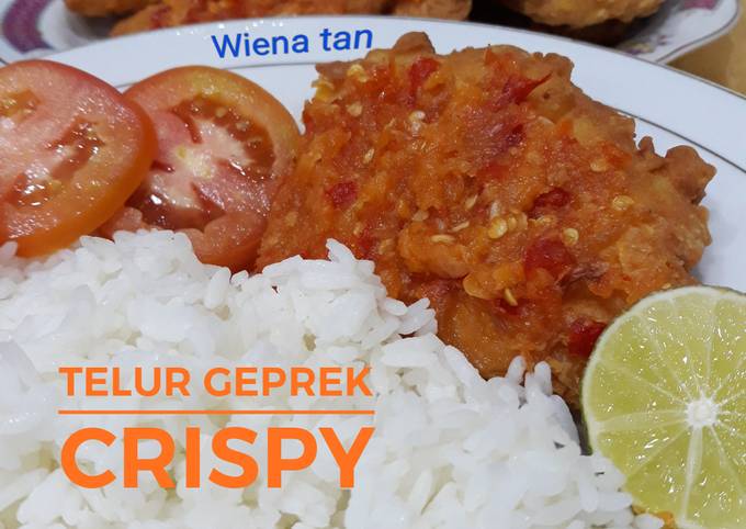 Resep Telur Geprek Crispy Anti Gagal