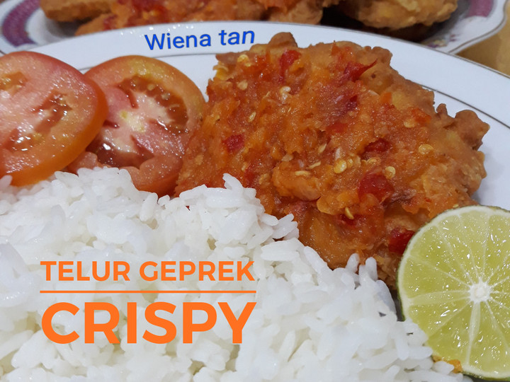 Resep Telur Geprek Crispy Anti Gagal