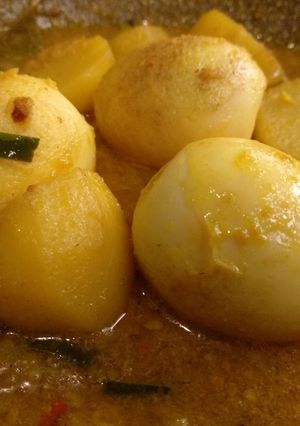 Foto resep Gulai telur tanpa santan
