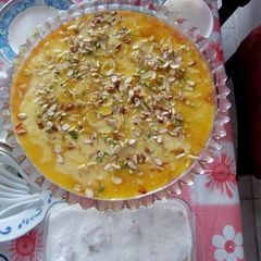 A picture of Fruit jelly custuard.