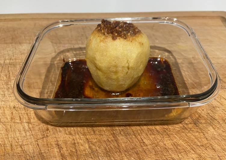 Pommes aux pralin sauce au miel