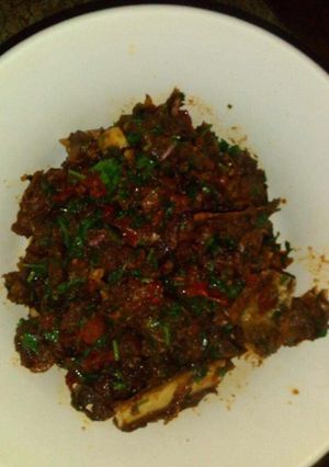 A picture of Fried meat.