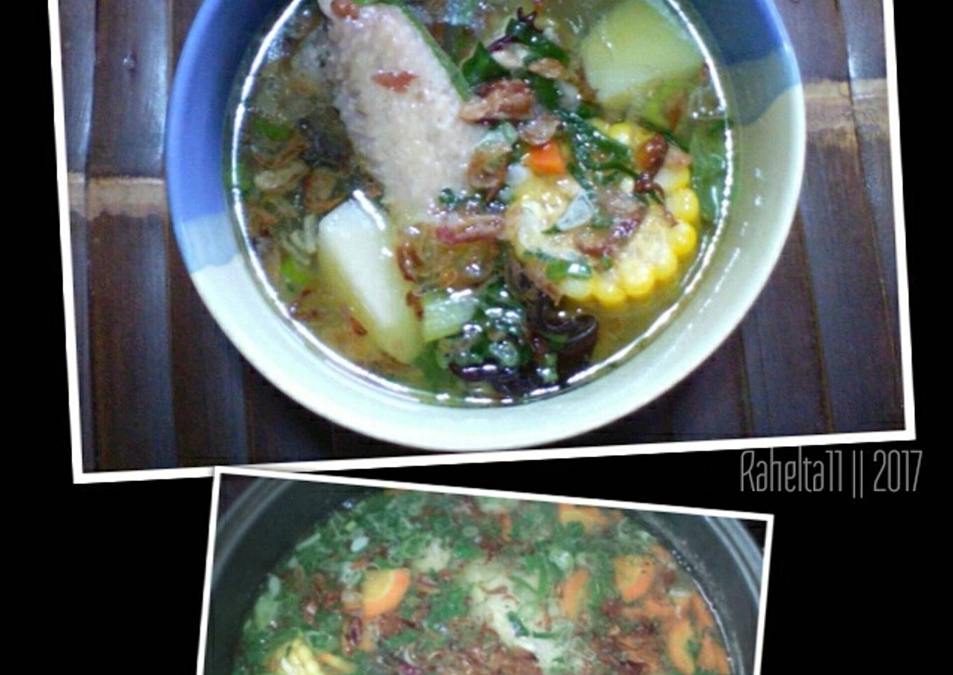 Sop Ayam lengkap