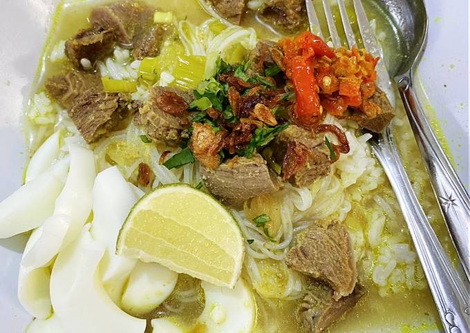 Resep Soto Daging Anti Gagal
