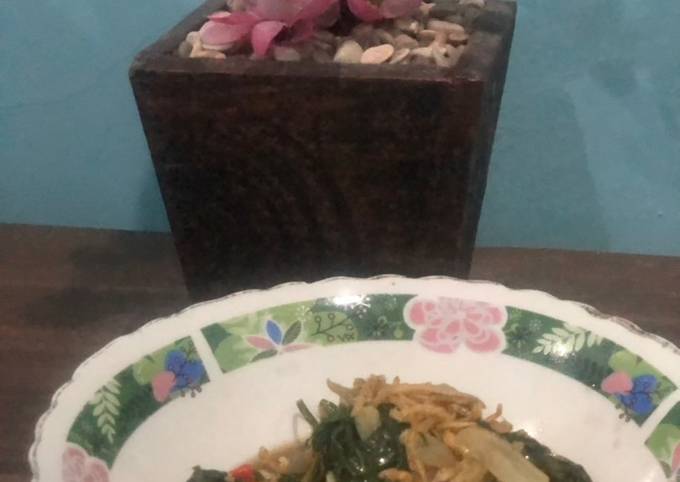 Standar Bagaimana cara memasak Tumis Kangkung Teri Nasi  sedap
