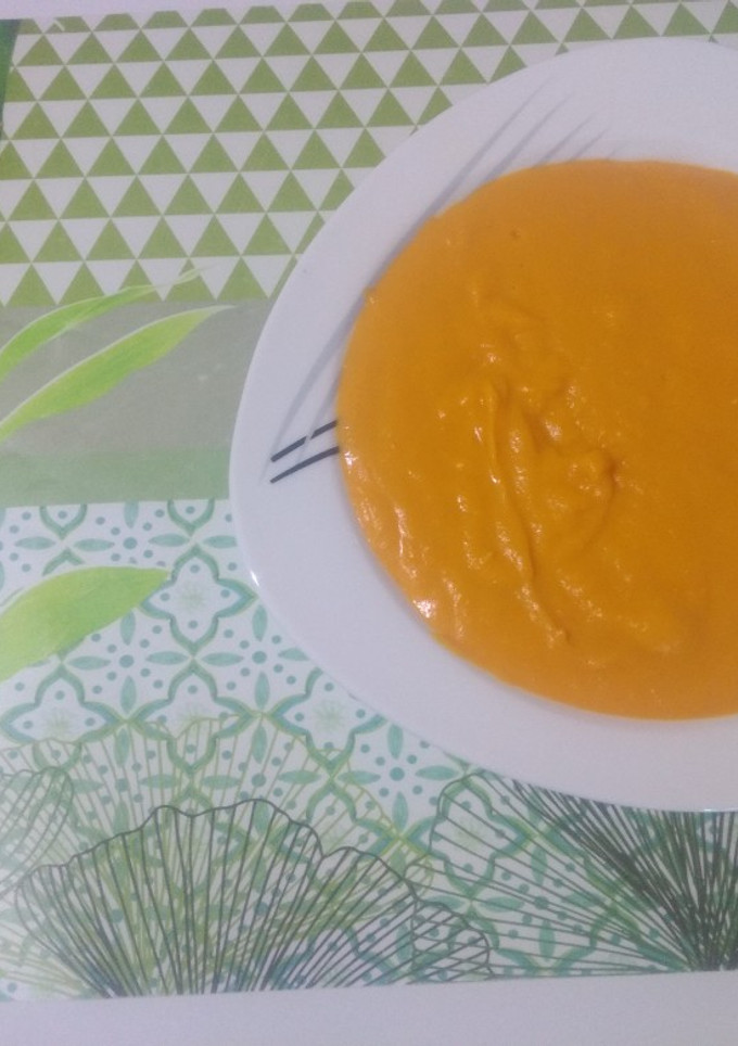 Una foto de Crema de zanahoria