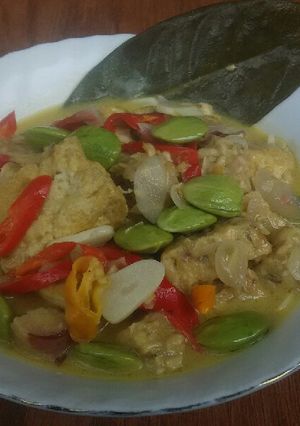 Foto resep Tahu,tempe,petai kuah santan