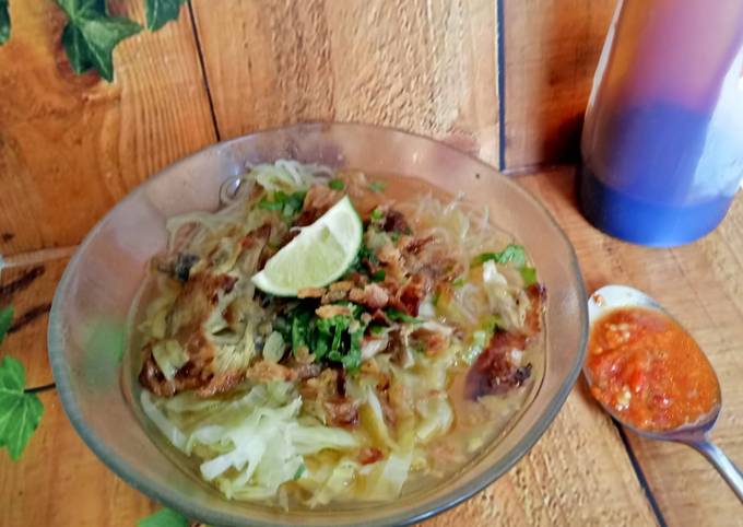 Soto ayam kampung kuah bening *simpel*