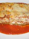 Pastel de zapallitos italianos con auténtica salsa bolognesa