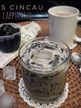 Cara Mudah Menyiapkan Resep Es cincau cappucino yang Menggugah Selera Anti Ribet, Bisa Manjain Lidah