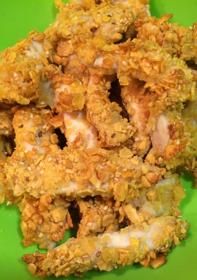 Una foto de Pollo crujiente al horno